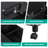 Rolling File Cart with Wheels Hanging Files,Rolling File Cabinet Organizer,Rolling Hanging File Folder Cart on Wheels