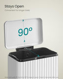 Trash Can, 13 Gallon (50 L) Garbage Can for Kitchen, with Lid, Pedal, and Removable Inner Bucket, Soft Close