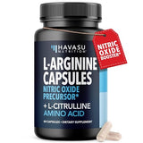 L-Arginine and L-Citrulline for Men, Nitric Oxide Support, 30 Servings
