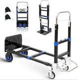 3 in1 Heavy Duty Convertible Hand Truck Dolly Cart, Folding Trolley Cart with Wheels