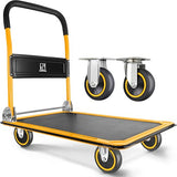 Push Cart Dolly by Wellmax, Moving Platform Hand Truck