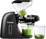 Masticating Slow Juicers, 3-inch Wide Feeding Chute Cold Press Juicer, Celery Juicer Fretta