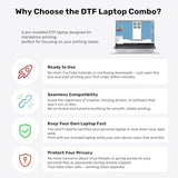Printer Machine, A3 T-Shirt Printing Machine with Laptop, 13" Format DTF Printer Bundles
