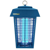Flowtron Bug Zapper, 1 Acre of Outdoor Coverage with Powerful 40W Bulb & 5600V Instant Killing Grid, Electric Insect, Fly & Mosquito Zapper, Made in The USA - Blue Color