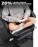 GTPLAYER Gaming Chair, 𝐁𝐢𝐠 𝐚𝐧𝐝 𝐓𝐚𝐥𝐥 Gaming Chair for Adults, 𝐖𝐢𝐝𝐞 𝐒𝐞𝐚𝐭 Computer Game Chairs with 𝐓𝐡𝐢𝐜𝐤 𝐏𝐨𝐜𝐤𝐞𝐭 𝐒𝐩𝐫𝐢𝐧𝐠 𝐂𝐮𝐬𝐡𝐢𝐨𝐧 & Footrest, Grey Ombre
