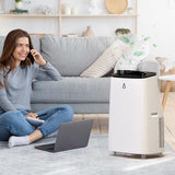 15,000 BTU Portable AC Cools 850 Sq.Ft., 3-in-1 Air Conditioner Portable, Quiet ≤54dB, Dehumidifier, Fan, Remote & 24H Timer, Easy Window Setup, Eco R32 for Low Maintenance