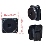 Back Clip Round Knob Adapter Vehicle Mount for Motorola Talkabout Radio T400 T402 T460 T461 T465 T480 T500 T600 T605 Replacement for PMLN7220AR PMLN7240 with Radio Adhesive Holder