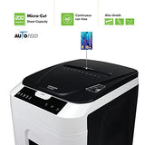 Aurora Commercial Grade 200-Sheet Auto Feed High Security Micro-Cut Paper Shredder