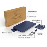 TotalDesk Portable Workstation and Lap Desk with Adjustable Height