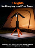 Rechargeable Telescopic Camping Light, 15000mAh Collapsible Lantern with 270° Rotation & Dimming, Portable Flashlight, Waterproof Tent Light for Outdoor Camping, Hiking, Barbecue, Fishing & Emergency