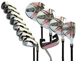 Sephlin - Lady Talia Signature Pink Right Hand 13 Pcs Golf Clubs Set & Golf Bag Age 9-12