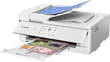 Canon PIXMA TS9521C All-in-One Wireless Crafting Photo Inkjet Printer, White - Print Scan Copy - 4.3" Touchscreen