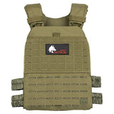 Wolf Tactical Adjustable Weighted Vest for Men & Women - Rucking, Workout, Running, Walking & CrossFit Weight Vest for Strength Training & Fitness (OD Green)