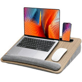 Laptop Lap Desk - Portable Lap Desk with Pillow Cushion, Fits up to 15.6 inch Laptop