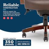 La-Z-Boy Delano Big & Tall Executive Office Chair, Ergonomic Mid-Back Body Pillow Lumbar Support