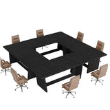 Tribesigns 14-16 People Conference Table, 12 FT Large Rectangular Meeting Seminar Table