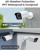REOLINK 16CH 4K Security Bullet Camera System with 4TB HDD RLK16-800B8