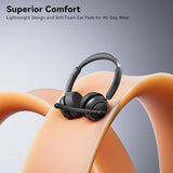 Wireless Headset with Mic for Work, Bluetooth Headset with Microphone (Noise Cancelling & Mute Button