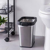 TooCust 2 Pack Stainless Steel Trash Can 2 Gallon, Open Top Trash Can