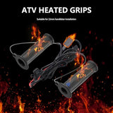 OXWIND Heated Grip with Thumb Warmer Kit, Heated ATV Grips, 12V 7/8 Electric Heating Motorcycle Hand Warmer, 5 +1 Heat Settings, IP67 Waterproof, Handlebar Heater Riding Gear Accessories