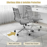 Office Chair Mat for Hardwood Office Chair Mat for Carpet 12 24 36 48 52 64 72 in Clear PVC Desk Mats for Carpet Heavy Duty