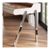 zhongxlla Standing Desk, Modern Home Office Desk with Storage, Stable Metal Frame