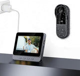Winnes Doorbell Camera Wireless No Subscription Video Doorbell with Camera 1080P with Screen,Two-Way Audio
