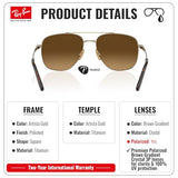 Ray-Ban RB8097 WILLIAM TITANIUM Sunglasses with Official Eyewear Kit