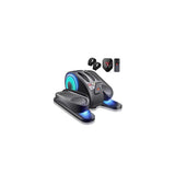 ESL Under Desk Elliptical - Portable Leg Exerciser with Pedal Strap for Seniors, Compact Seated Elliptical with Remote Control