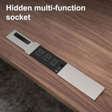 Qiczom Standing Desk with Drawers L Shaped Large Business Furniture