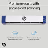 Portable Document Scanner | Compact, Portable, Wireless, 1-Sided Simplex Digital Scanner for Home & Office