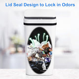 Trash Can 2.2 Gallon Automatic Motion Sensor Rubbish Can with Lid Electric Anborry