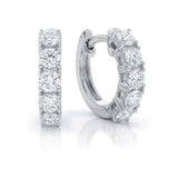 Diamond Huggie Earrings for Women