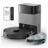 Robot Vacuum and Mop Combo, Self-Emptying, 60-Day Capacity, Home Mapping, Schedule, Wi-Fi/App/Alexa/Remote, 180mins Runtime AIRROBO