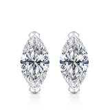 3/5 to 1 2/5 Carat Lab Grown Diamond Marquise Cut Stud Earrings