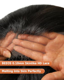 BEEOS 360 Drawstring SKINLIKE Real HD Lace Frontal Wig Human Hair