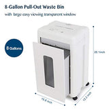 15-Sheet Super Micro Cut High Security Level P-5 Heavy Duty Paper/CD/Card Shredder for Home Office