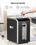 200-Sheet P-5 Micro-Cut Heavy-Duty Paper Shredder, 60-Min Continuous Run