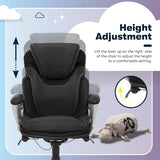 Serta Bryce Executive Office Chair, Ergonomic Computer DeskChairs with Patented AIR Lumbar Support, Comfy Body Pillows, Black