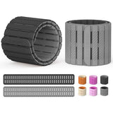 SE7EN Magnetic Ankle Weights for Women & Men | Set of 2 Weights (1 lb Each) | Adjustable Size Silicone Wirst & Leg Weights for Pilates, Yoga, Pool, Gym