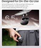 OpenDots ONE-Open-Ear Headphones, Clip-On Earbuds-Wireless Bluetooth Earbuds with Microphone-Secure