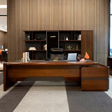 LSIGHTUS Extra Large L-Shaped Executive Desk