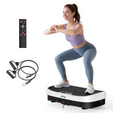 HTM Vibration Plate Exercise Machine - 330lbs Weight Capacity, 120 Speed Levels, Full Body Workout Shake Board