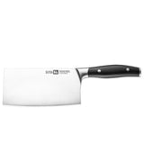Klaus Meyer Arcelor Cleaver Knife 7 Inch Meat Cleaver Knife- German Steel Butcher Knife with ABS Ergonomic Handle, Ultra Sharp and 3.7mm Thick Blade, for Home/Restaurant