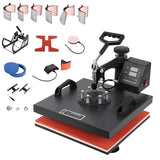 Slide-Out Drawer & 360° Swing Away | Industrial Quality Sublimation Press for T-Shirts, Tumblers