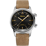 Alpina Men's SEASTRONG Stainless Steel Automatic Sport Watch with Leather Strap