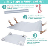 Office Chair Mat for Low Pile Carpet with Lip, Heavy Duty Floor Mats PVC Carpet Protector for Home Office