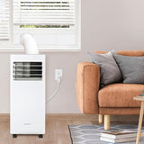 Keystone 8,500 BTU ASHRAE/5,000 BTU DOE 115V Portable Air Conditioner with Dehumidifier and Remote Control, AC for Apartment, Bedroom, Small Rooms up to 200 Square Feet in White