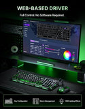 GravaStar Mercury K98 Pro 98 Keys Wireless Mechanical Gaming Keyboard