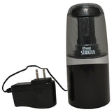 Westcott 17793 iPoint Stratus Electric Pencil Sharpener with Titanium-Bonded Blades and Pop-Top